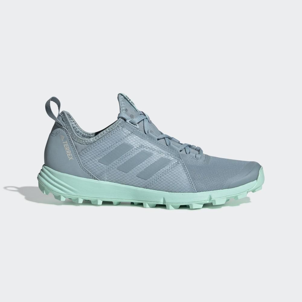 Adidasi Alergare Adidas Terrex Speed Dama Romania - Gri/Verde Menta BC0455